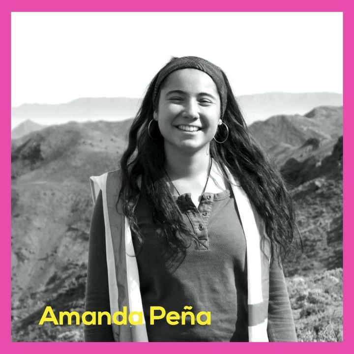 "Agradezco al núcleo fundador de Andinas, cada una de las chiquillas recibe mi admiración por su tremendo talento en sus disciplinas y por su inmensa motivación en haber armado este prometedor proyecto", dice Amanda Peña.